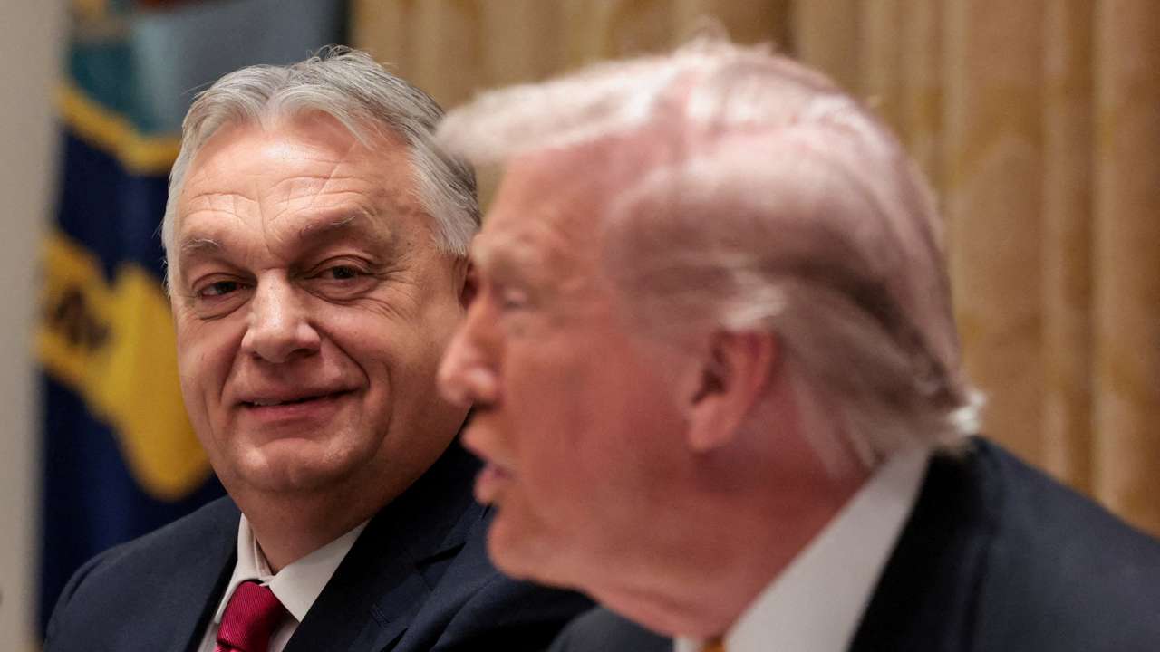 FILE PHOTO: U.S. President Trump meets with Hungary's Prime Minister Orban at the White House