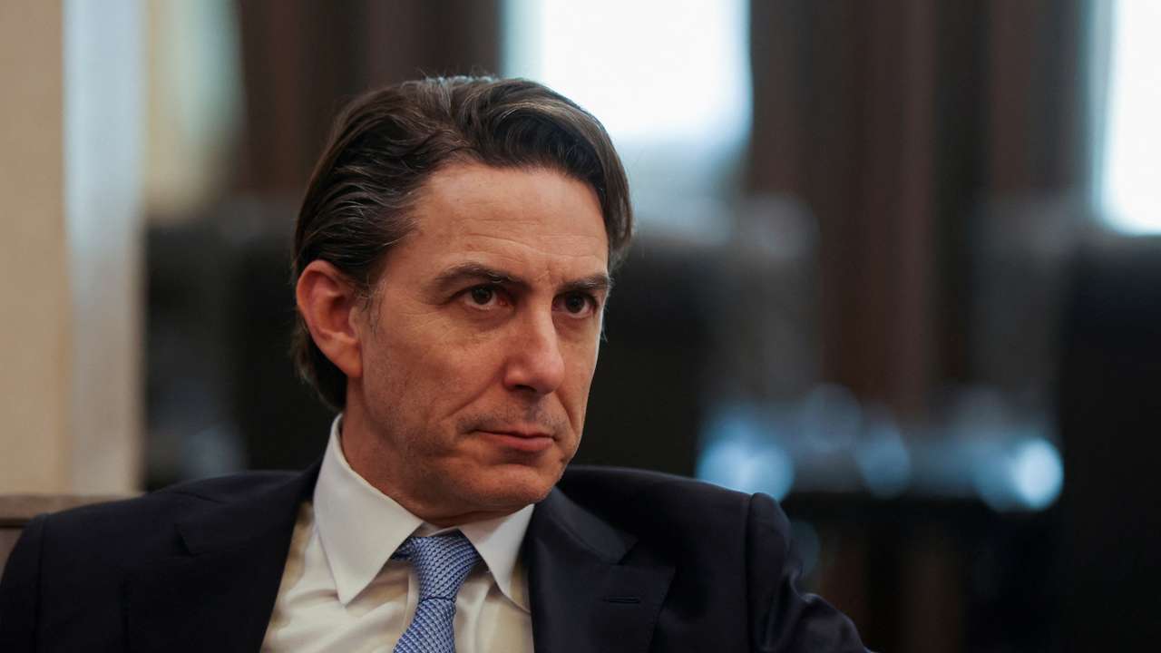 FILE PHOTO: U.S. Special Envoy Amos Hochstein meets with Lebanon's caretaker Prime Minister Najib Mikati in Beirut