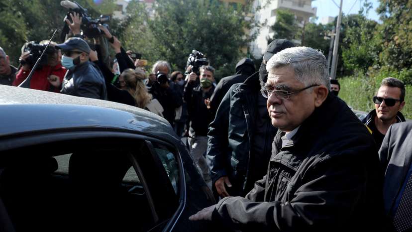 FILE PHOTO: Nikos Mihaloliakos, leader of Greece's far-right Golden Dawn party