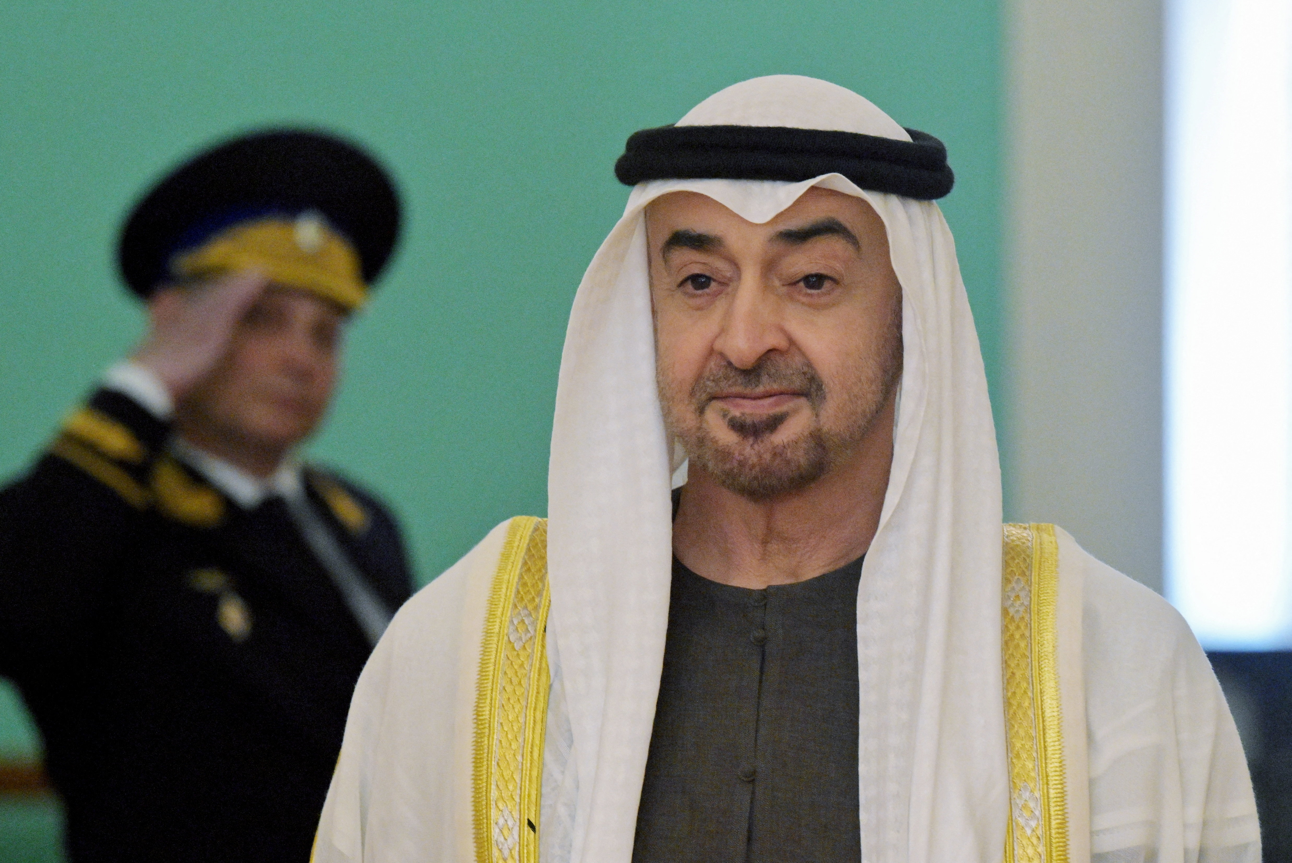 Russian President Vladimir Putin and UAE President Sheikh Mohammed bin Zayed Al Nahyan meet in Moscow