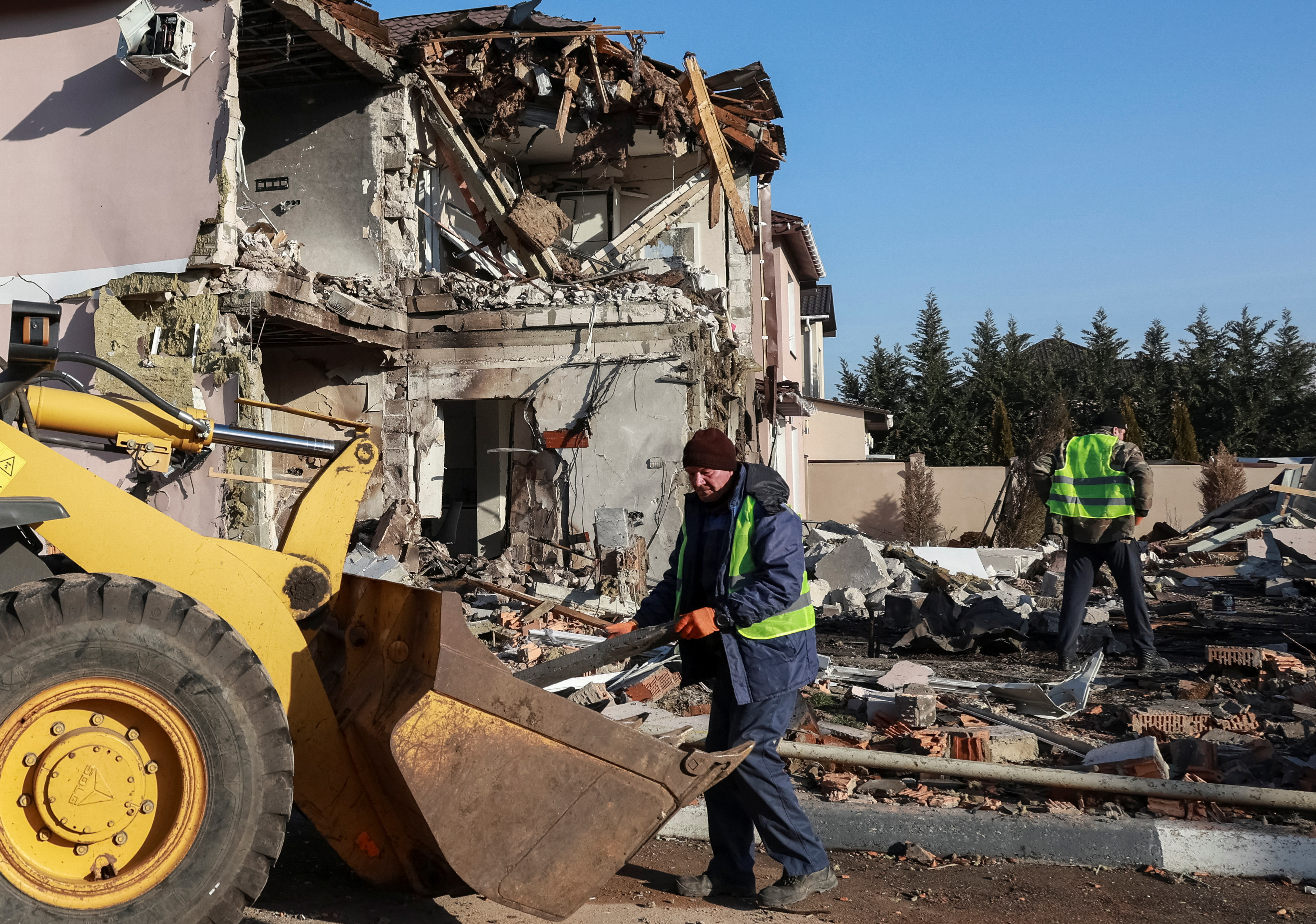 Aftermath of a Russian missile attack in Odesa