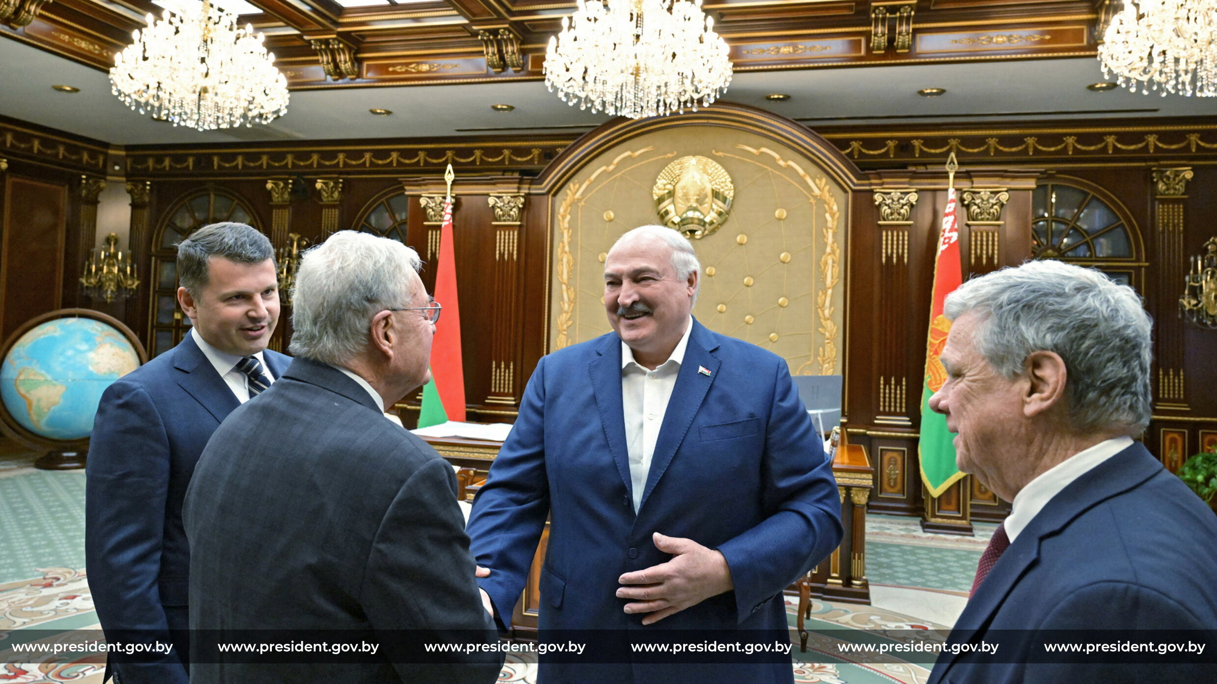 Belarusian President Lukashenko meets U.S. special envoy Kellogg in Minsk