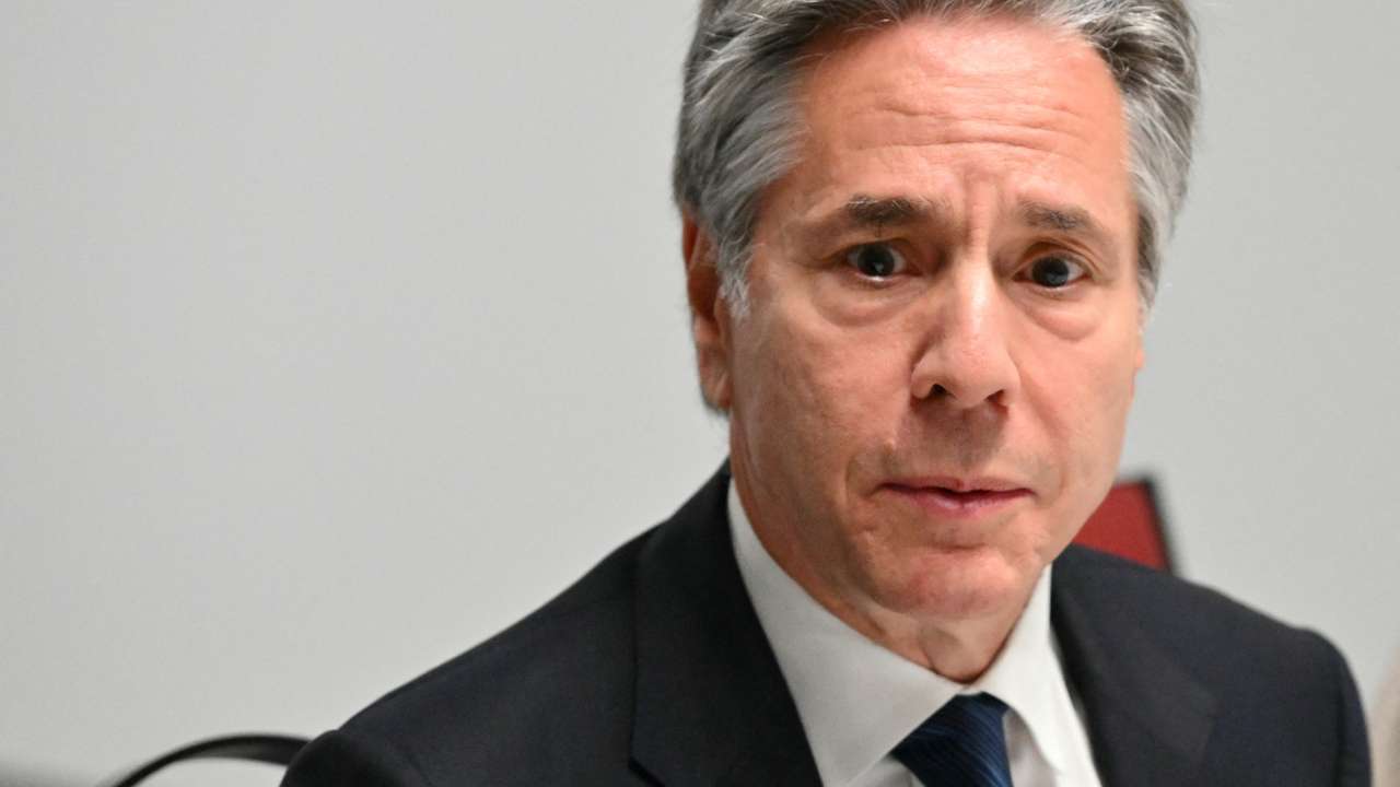 U.S. Secretary of State Antony Blinken attends a meeting with Civil Society on the sidelines of the 31st Organization for Security and Cooperation in Europe (OSCE) Ministerial summit in Ta'Qali
