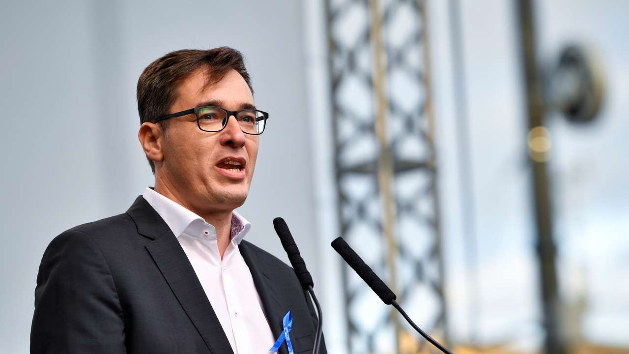 Opposition demonstration on the anniversary of the Hungarian Uprising, in Budapest