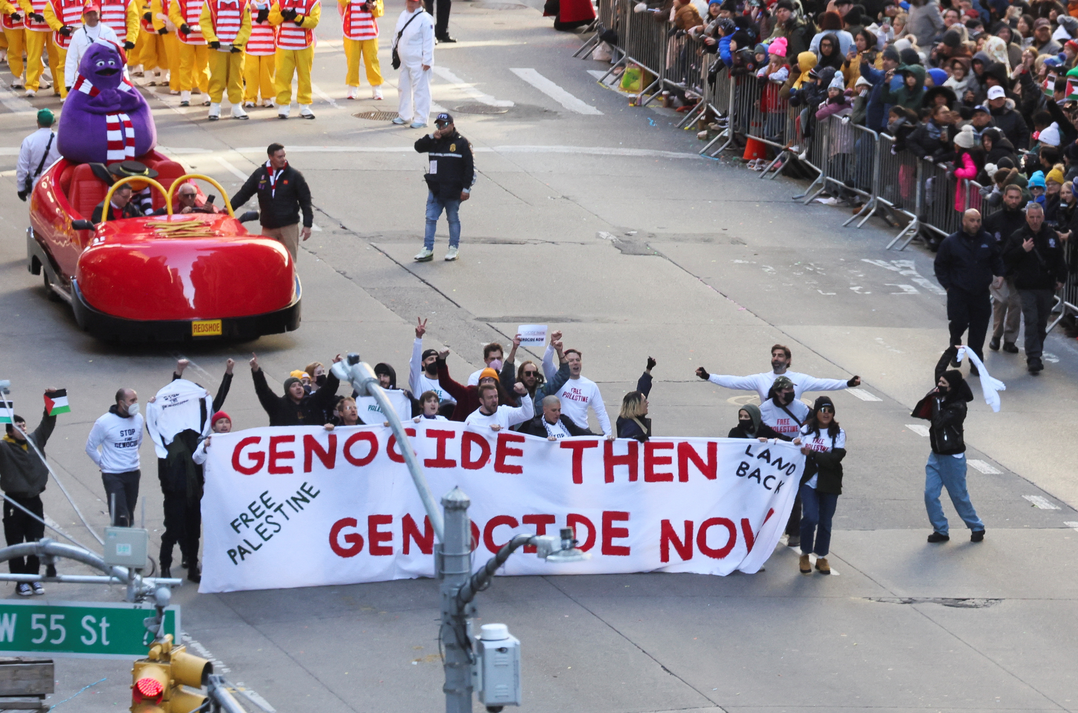 97th Macy's Thanksgiving Day Parade in Manhattan