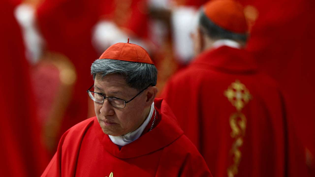 FILE PHOTO: Mass to mourn Pope Francis held at St. Peter's