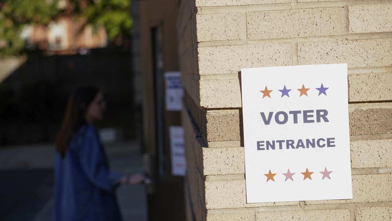 Georgians turned out a day after the battleground state opened early voting
