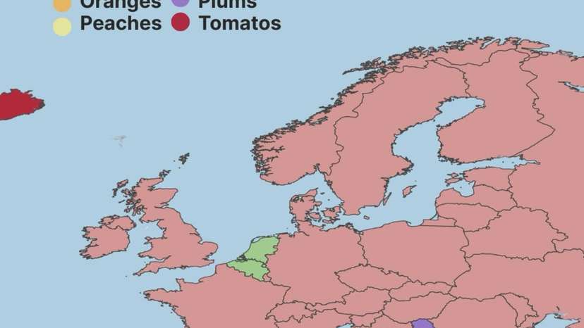 Europe's top fruits