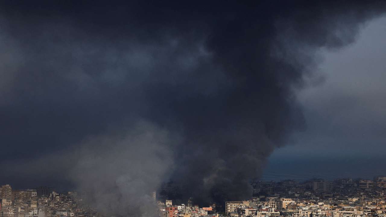 Escalation between Hezbollah and Israel, amid the U.S.-Israeli conflict with Iran, in Beirut