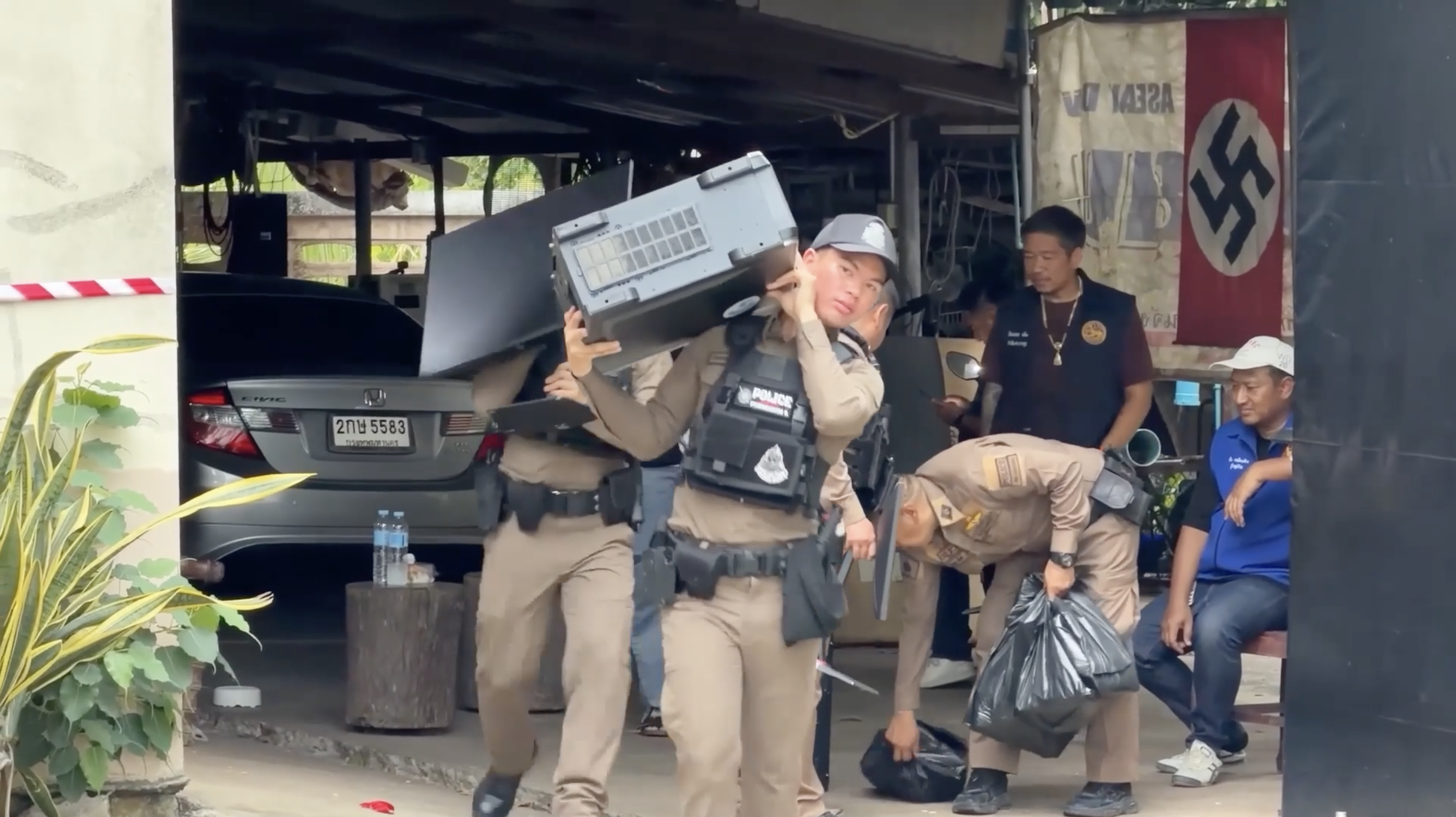 Nazi Flag Seen at Home of Thai school shooter
