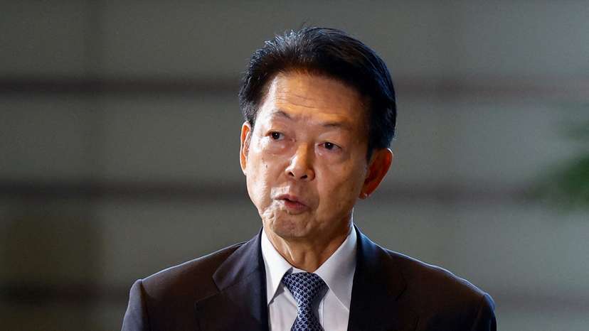 FILE PHOTO: Japan's trade minister, Yoji Muto, in Tokyo