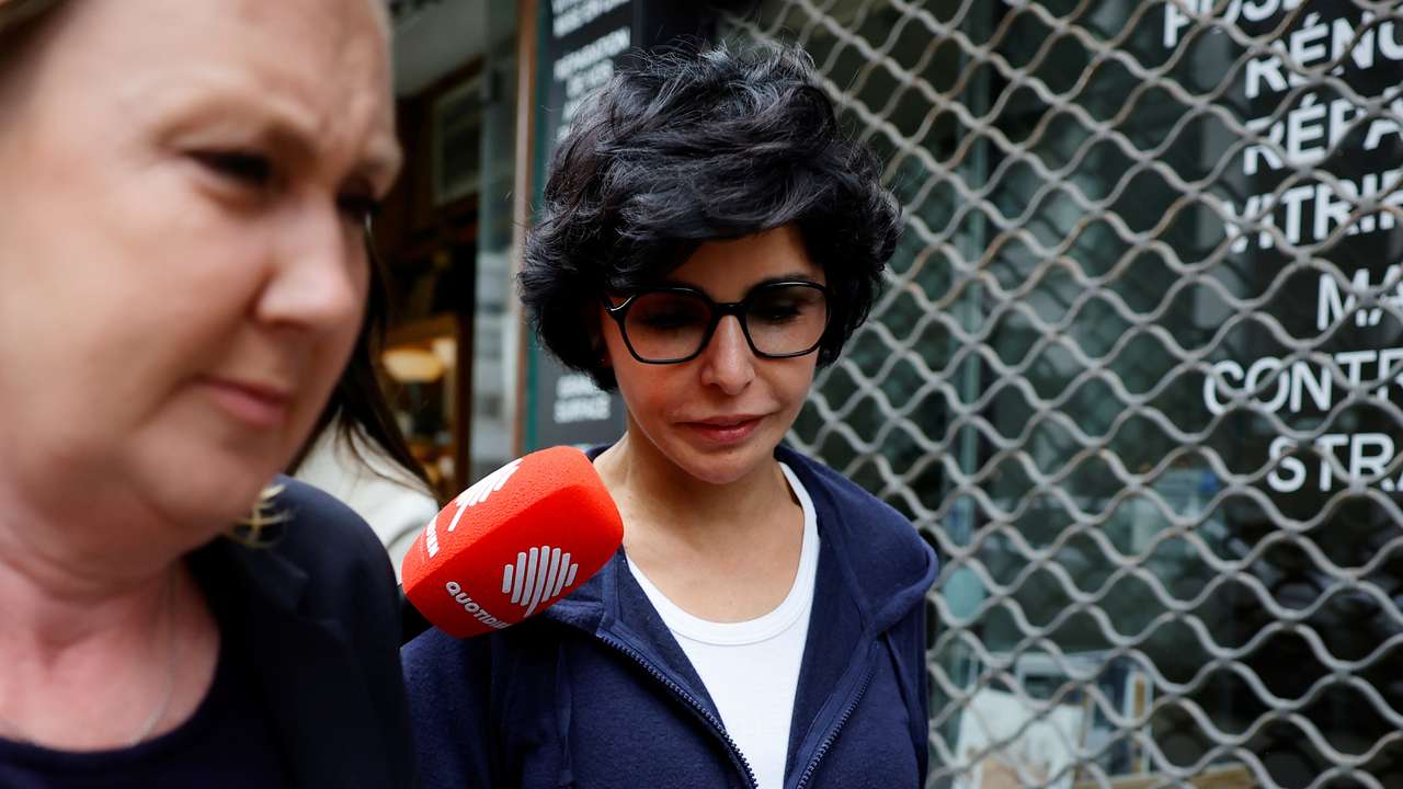 FILE PHOTO: Rachida Dati, member of French conservative party Les Republicains, arrives at LR headquarters in Paris