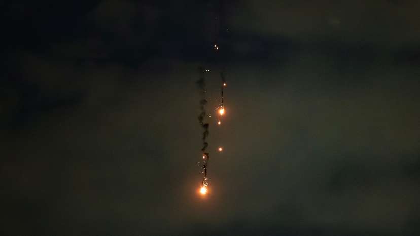 Russian drone and missile strike in Kyiv