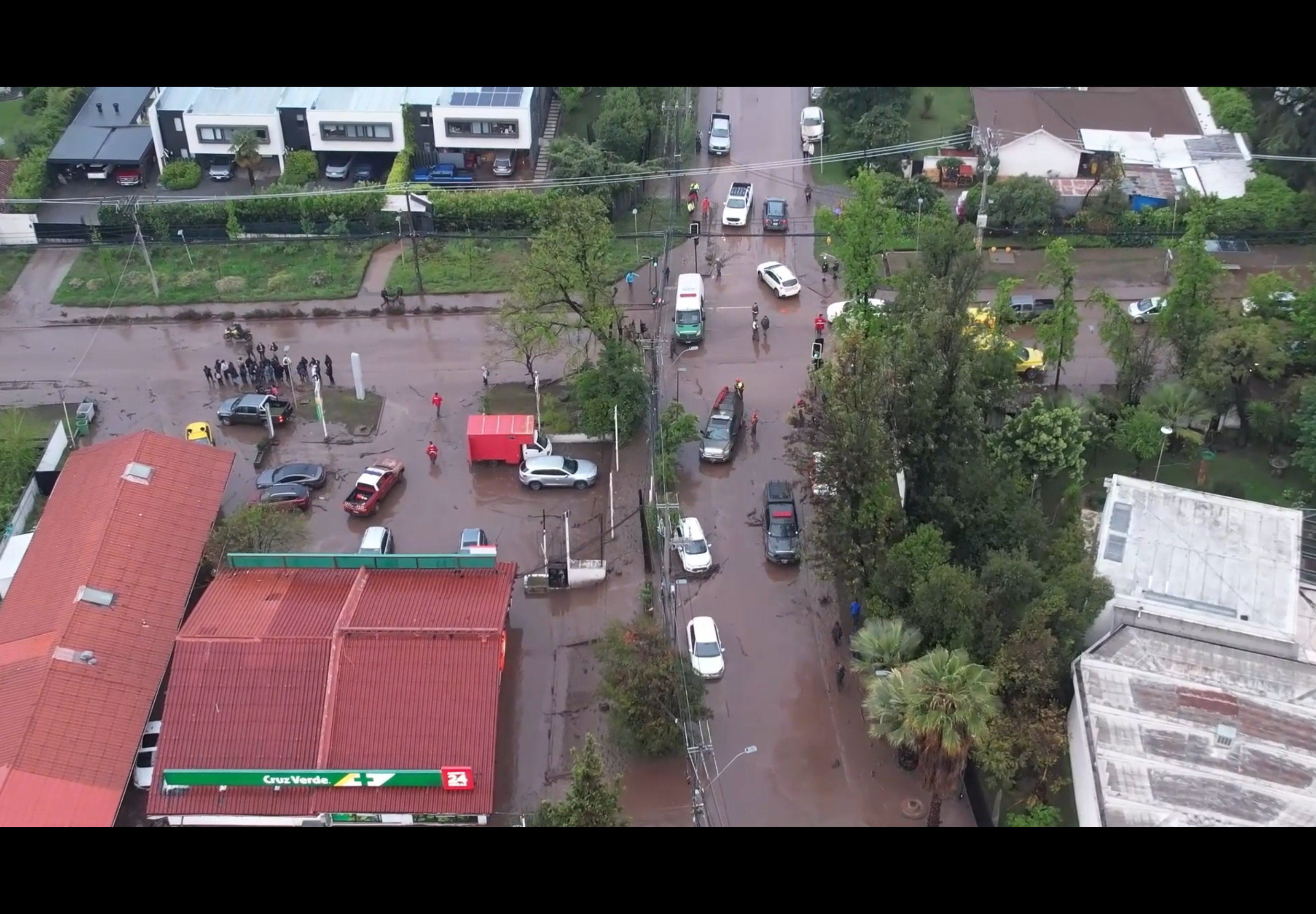 Santiago debris floods