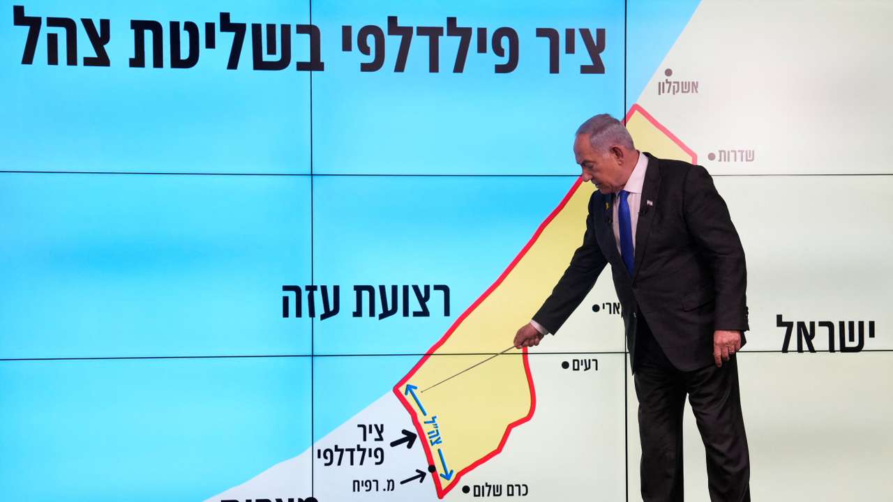 Israeli PM Netanyahu speaks during a news conference in Jerusalem