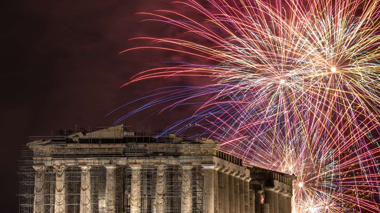New Year's Eve celebrations in Athens