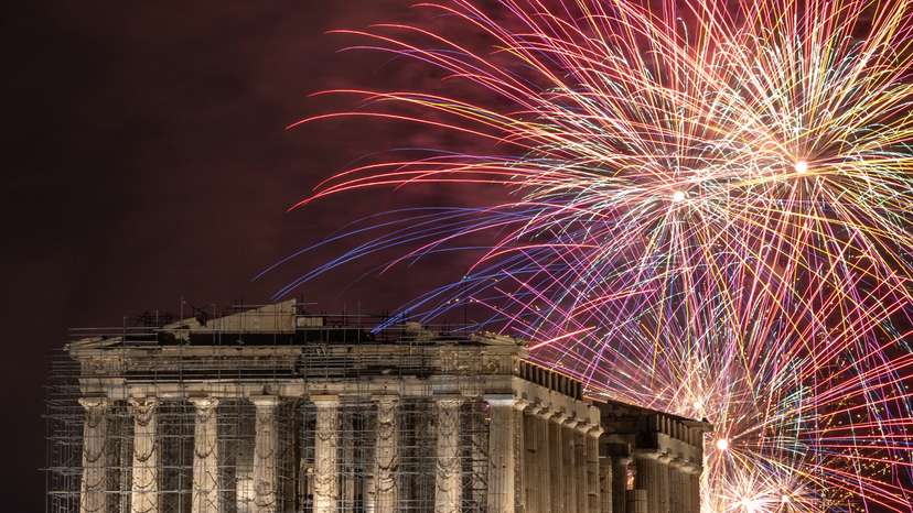 New Year's Eve celebrations in Athens