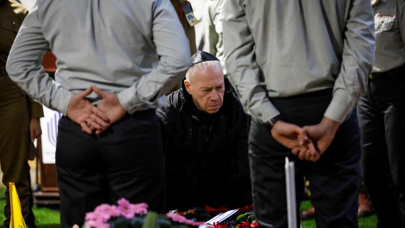 Funeral of Israeli commander Grinberg in Jerusalem