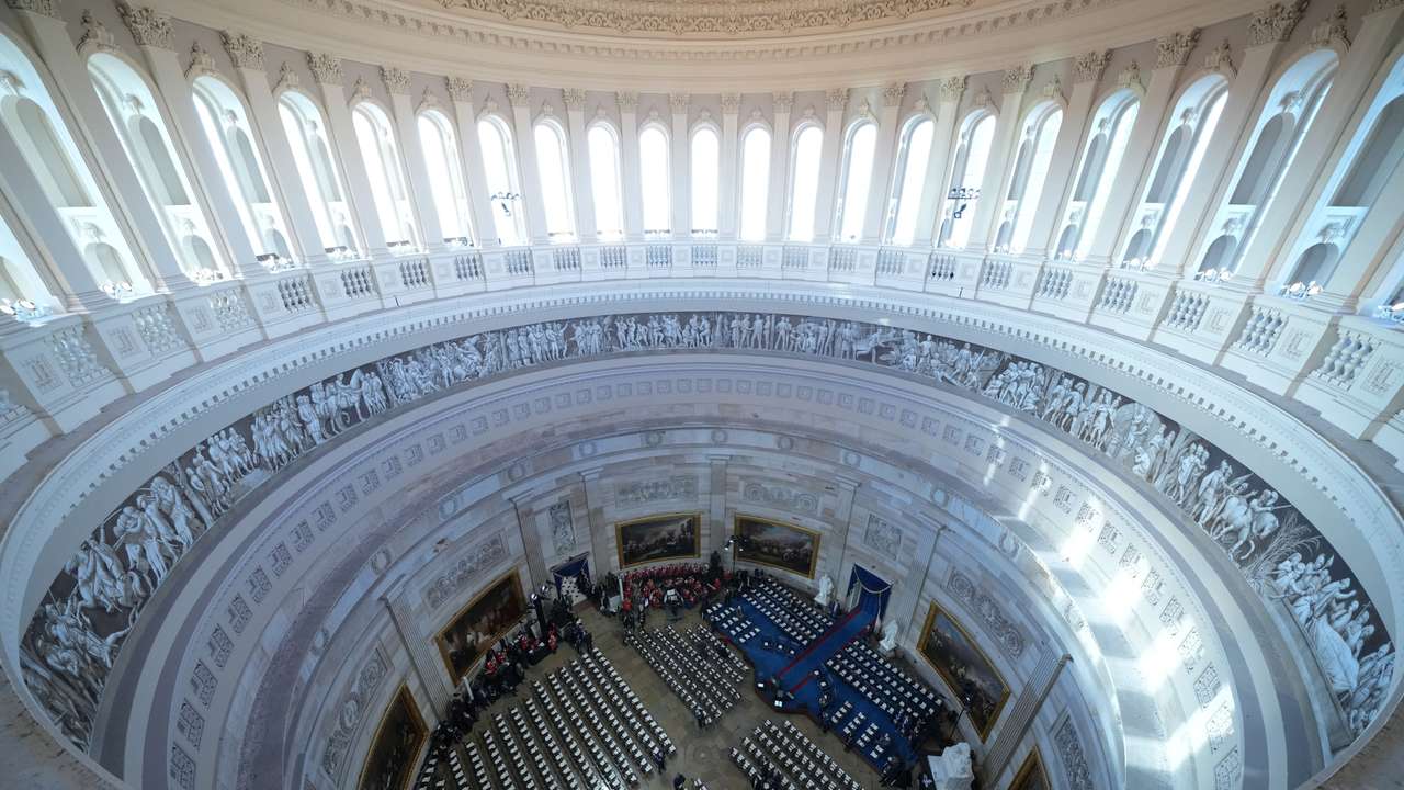 Inauguration ceremony for Trump's second presidential term