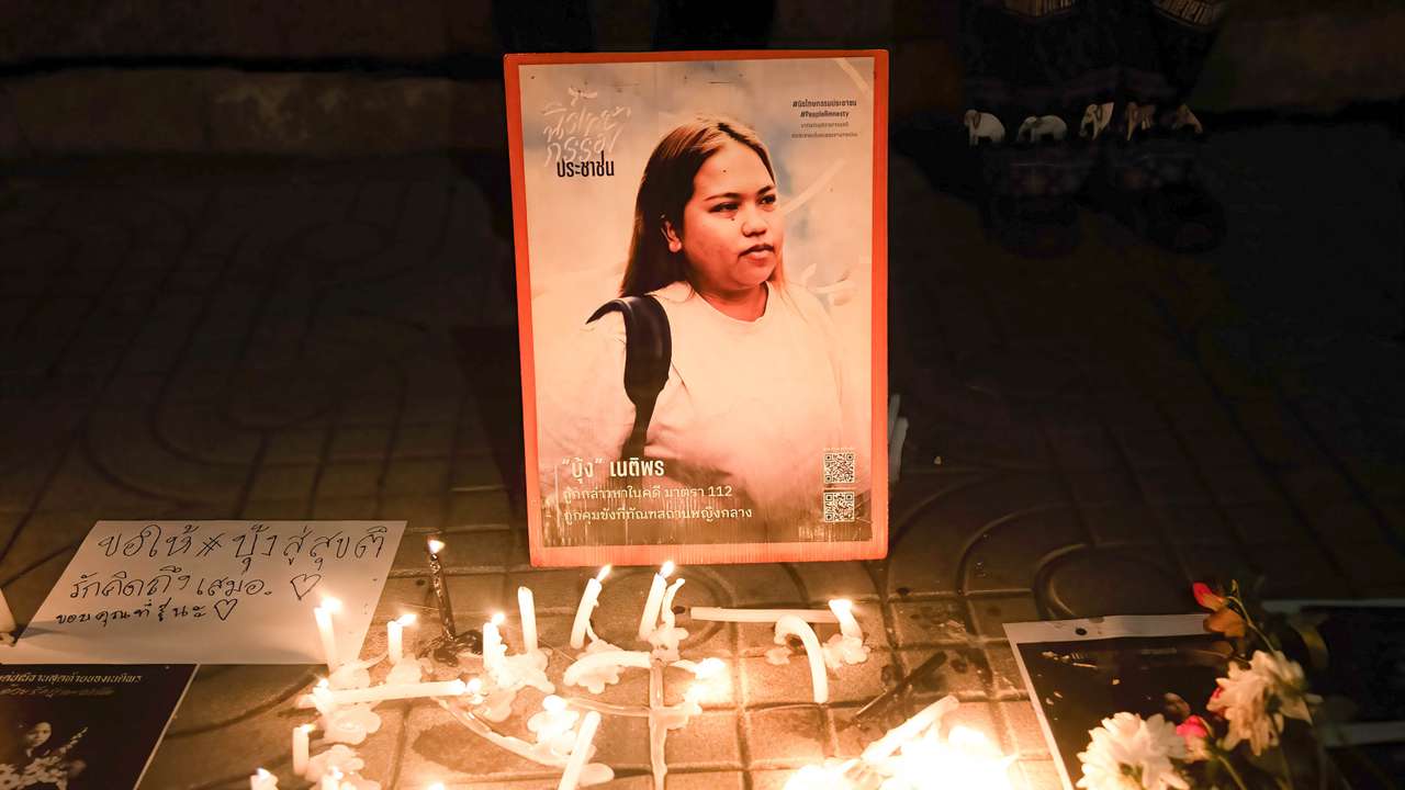 Mourning ceremony for Thai political activist who died after hunger strike in Bangkok - 14 May 2024