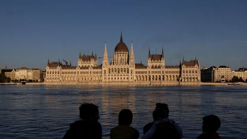 Flooding Danube in Hungary