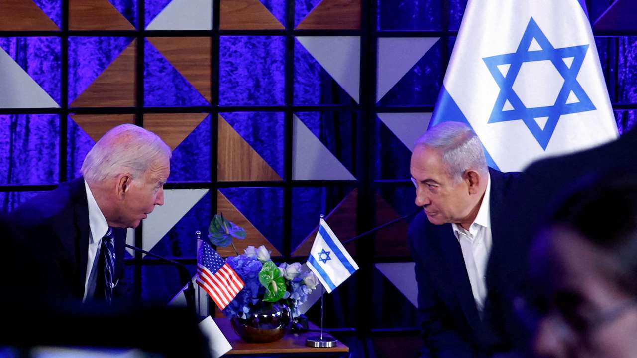 FILE PHOTO: U.S. President Biden visits Israel amid the ongoing conflict between Israel and Hamas