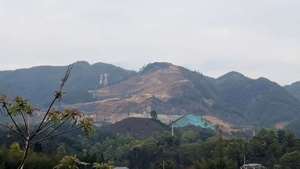 Lithium mine in Jiangxi province