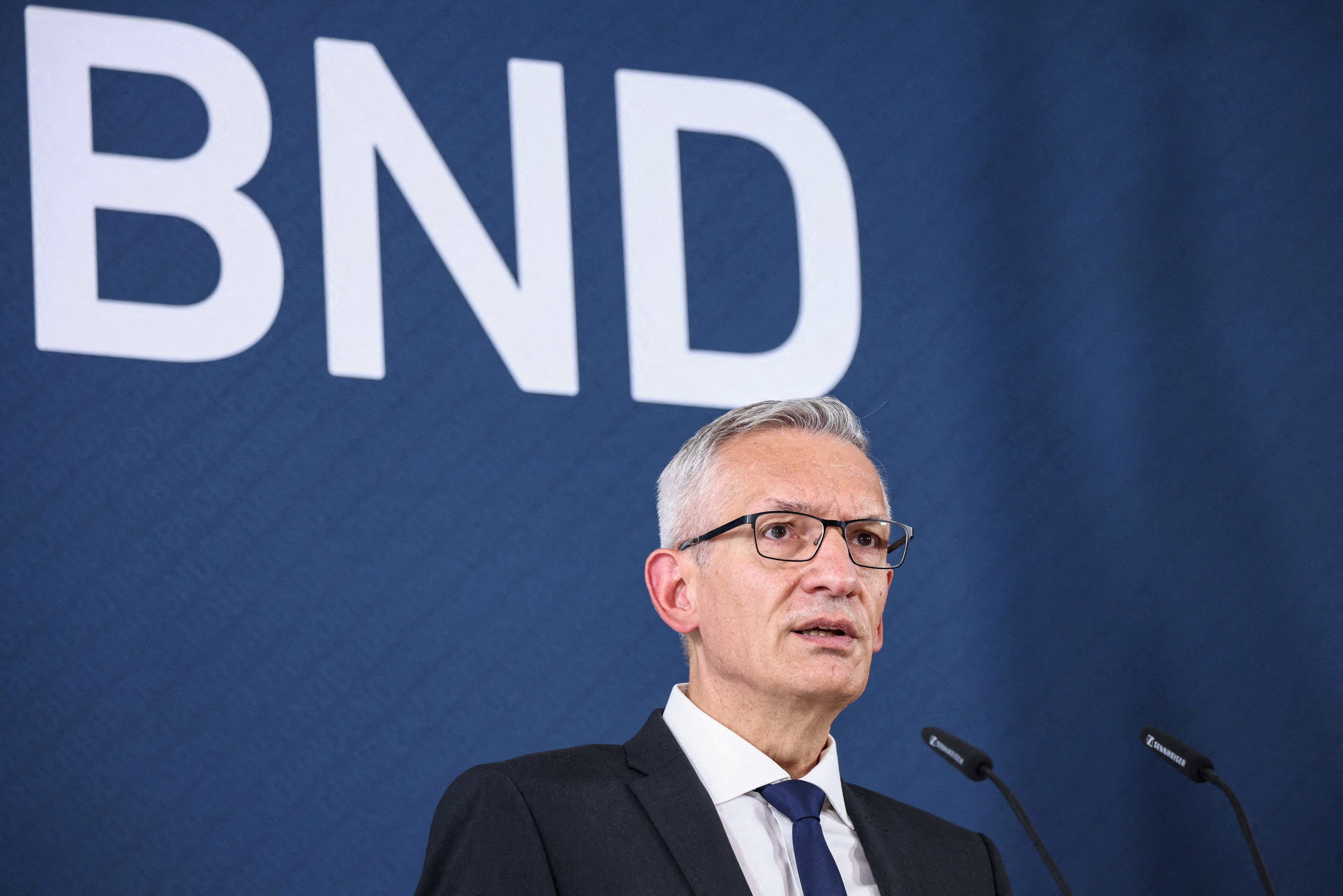 FILE PHOTO: Handover of office from the President of BND to Martin Jaeger, in Berlin