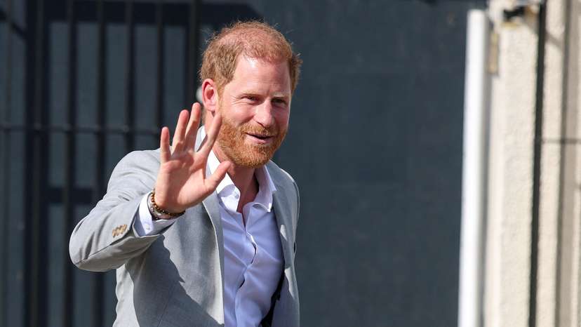 Britain's Prince Harry visits the Community Recording Studio in Nottingham