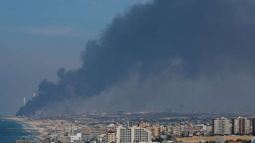 Rocket barrages launched towards Israel from Gaza