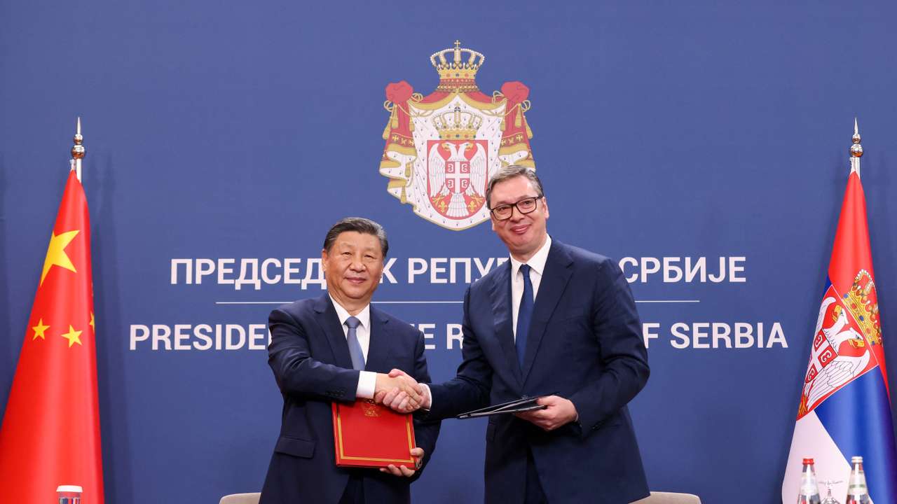 Chinese leader Xi visits Serbia