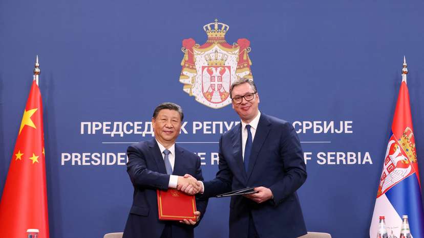 Chinese leader Xi visits Serbia
