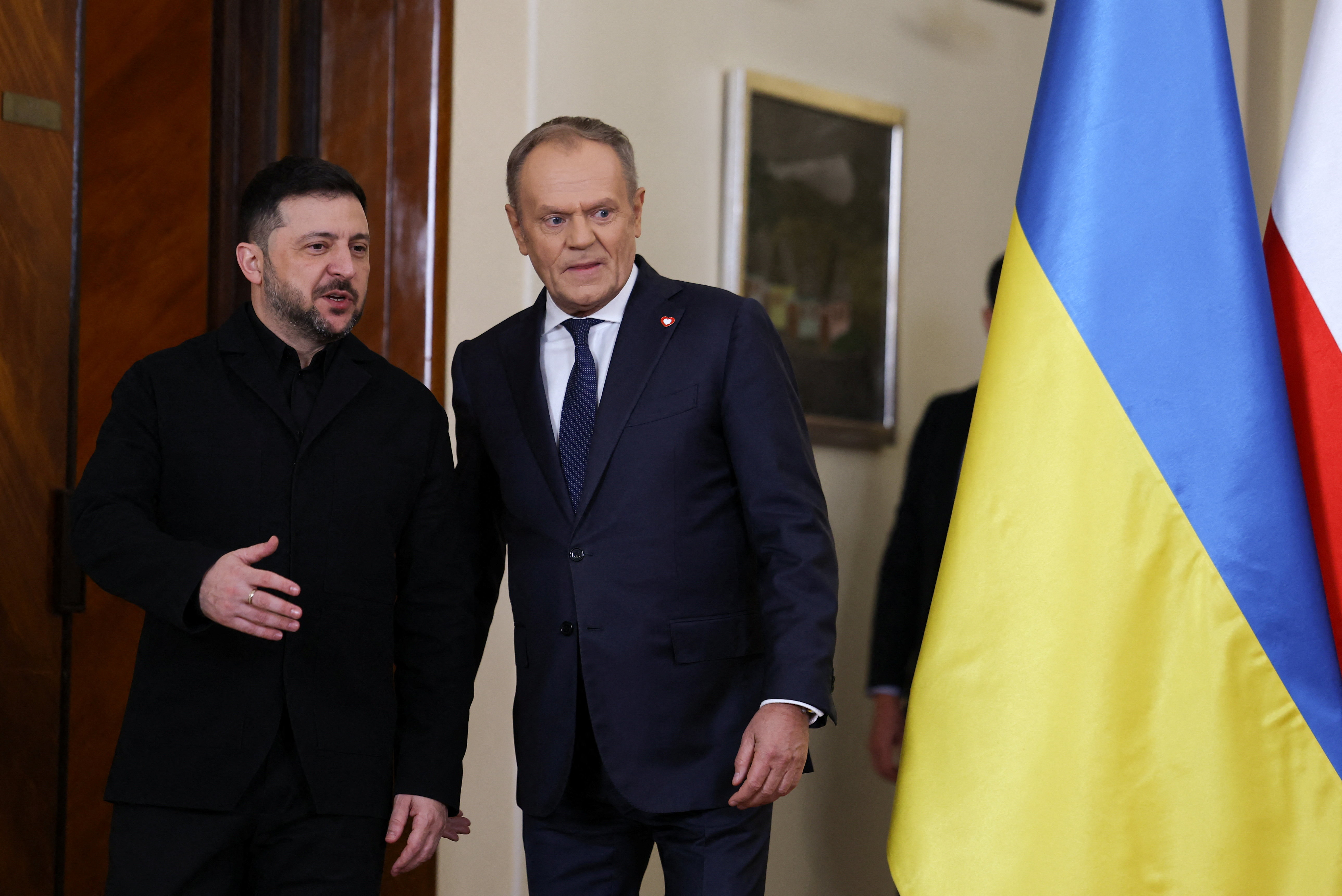 Ukrainian President Volodymyr Zelenskiy visits Poland