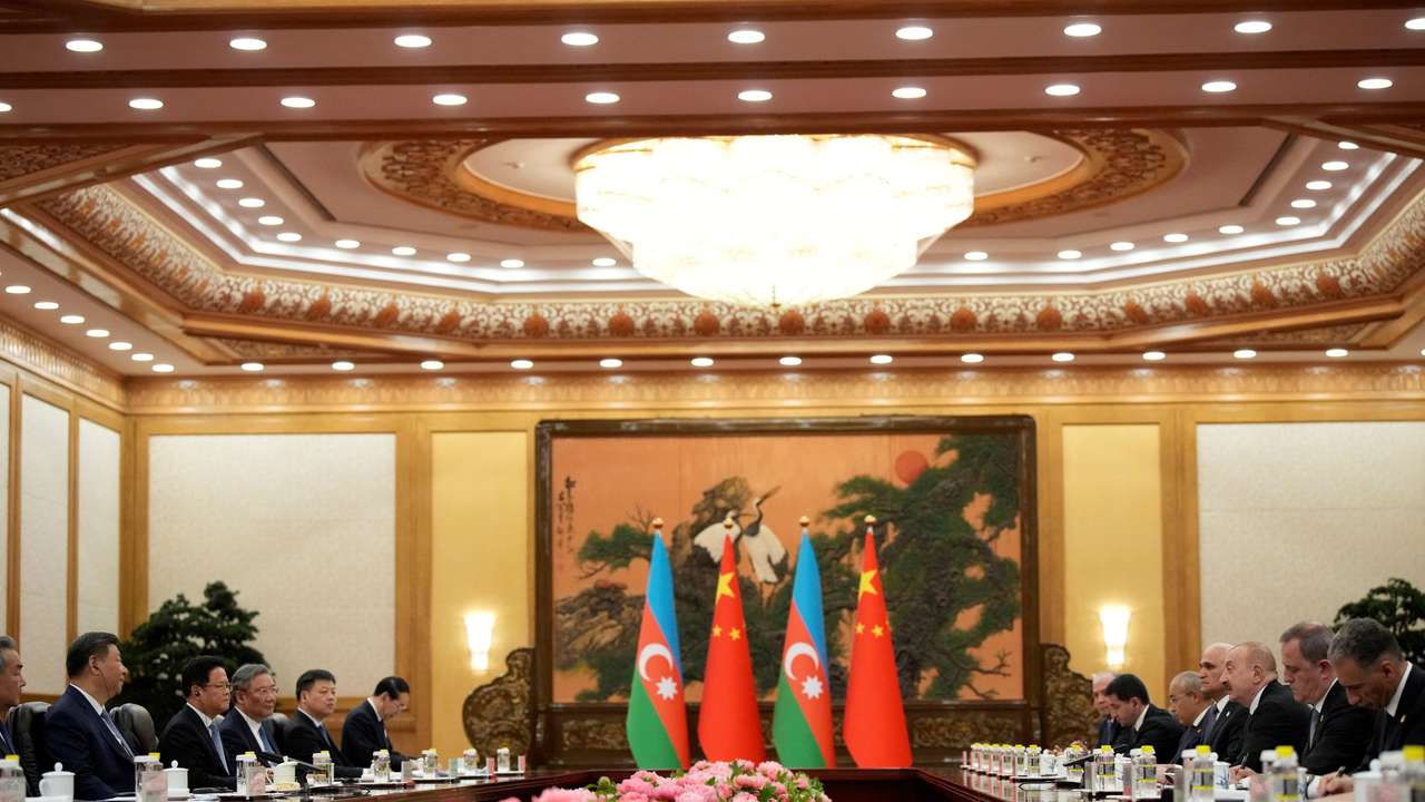 Azerbaijan's President Ilham Aliyev visits China