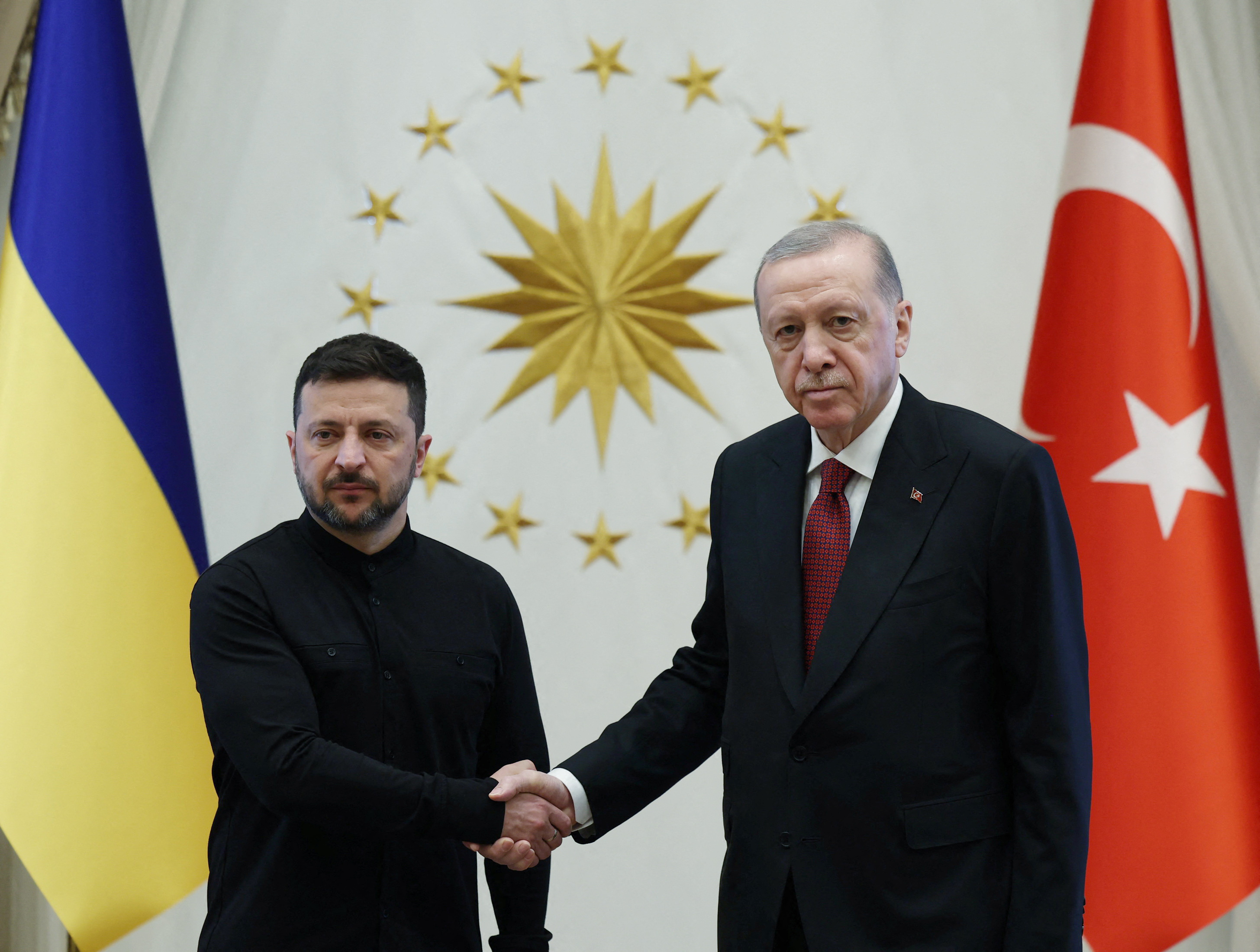 Turkey's President Erdogan meets with Ukrainian President Zelenskiy in Ankara