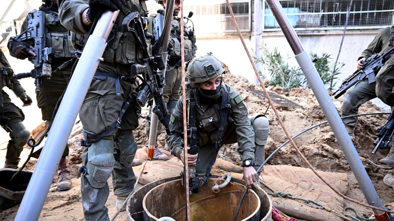 Israeli forces operate in the Gaza Strip