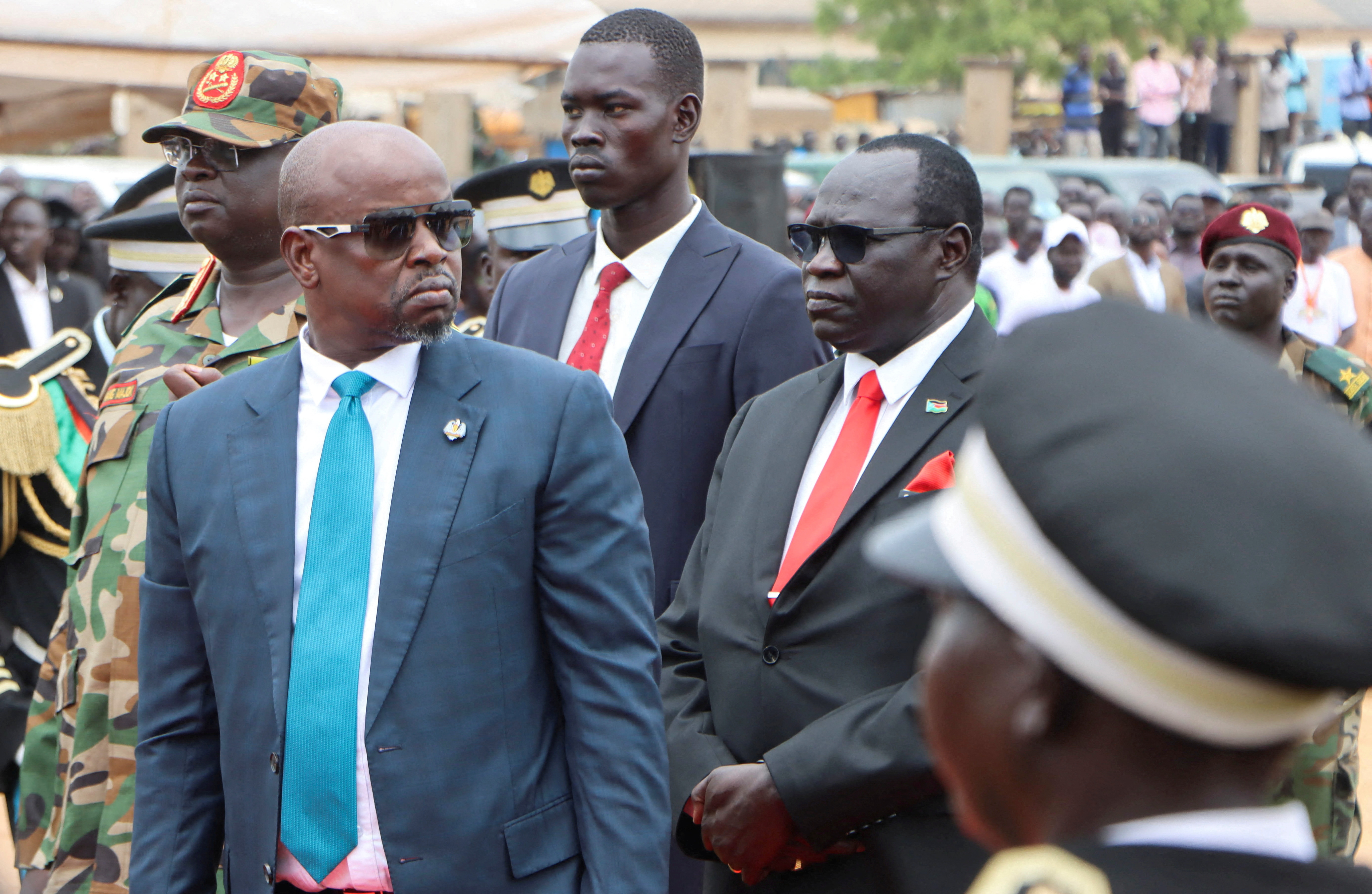 FILE PHOTO: Slain commander of the SSPDF, General David Majur Dak, burial at the Heroes Cemetery within Simba Grounds in Juba