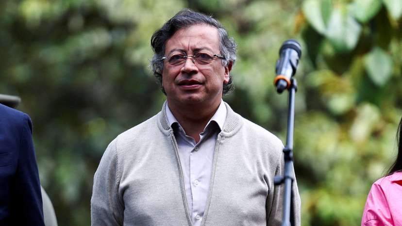 FILE PHOTO: Colombia's President Gustavo Petro in Bogota