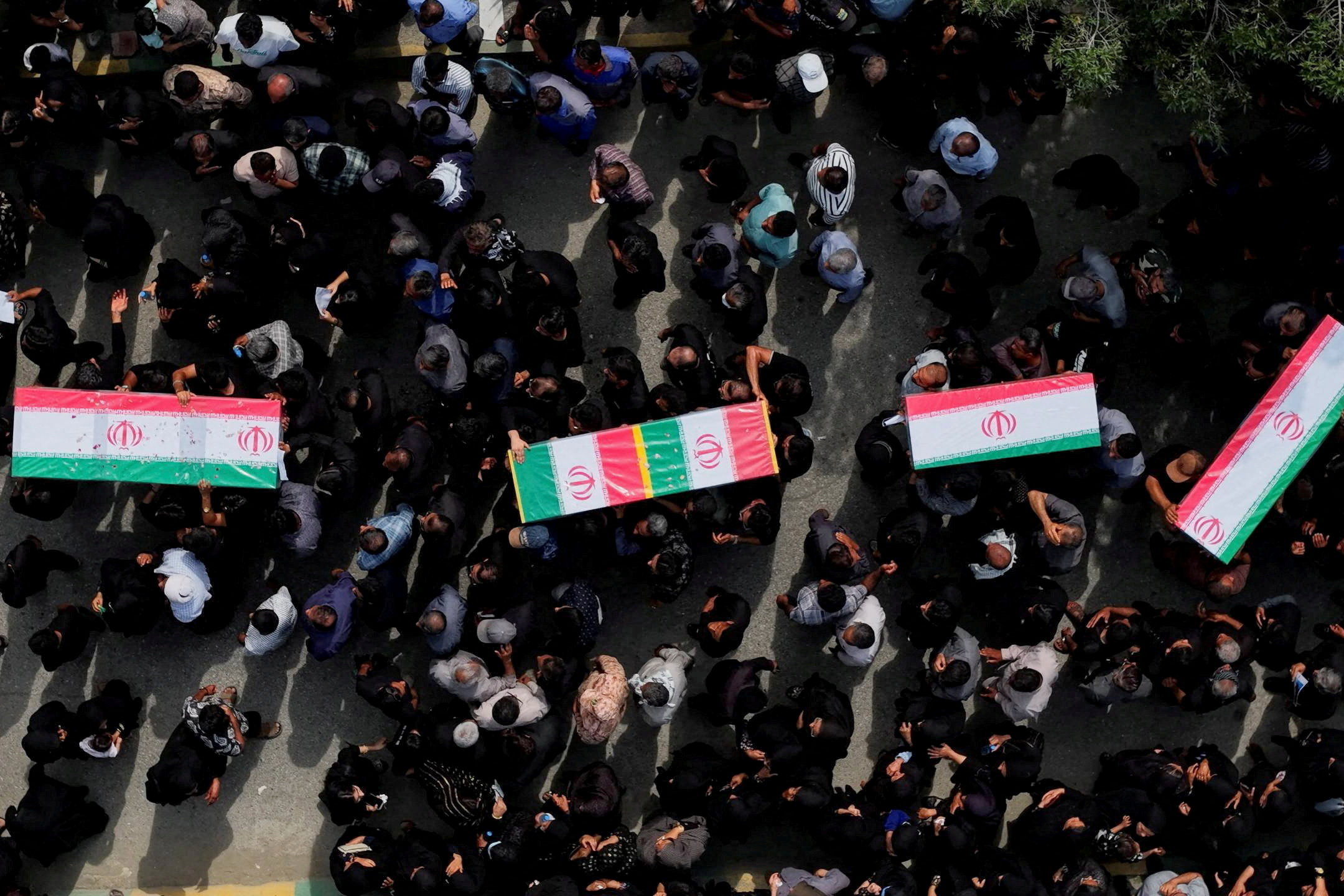 Funeral of the victims following an Israeli strike on a school in Minab