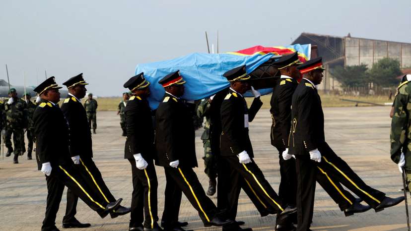 FILE PHOTO: Congo buries murdered independence hero Lumumba's only remains