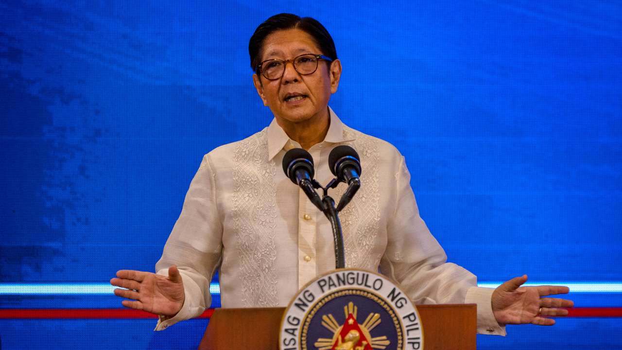 Philippines' president holds newser after declaring state of national emergency amid rising fuel prices