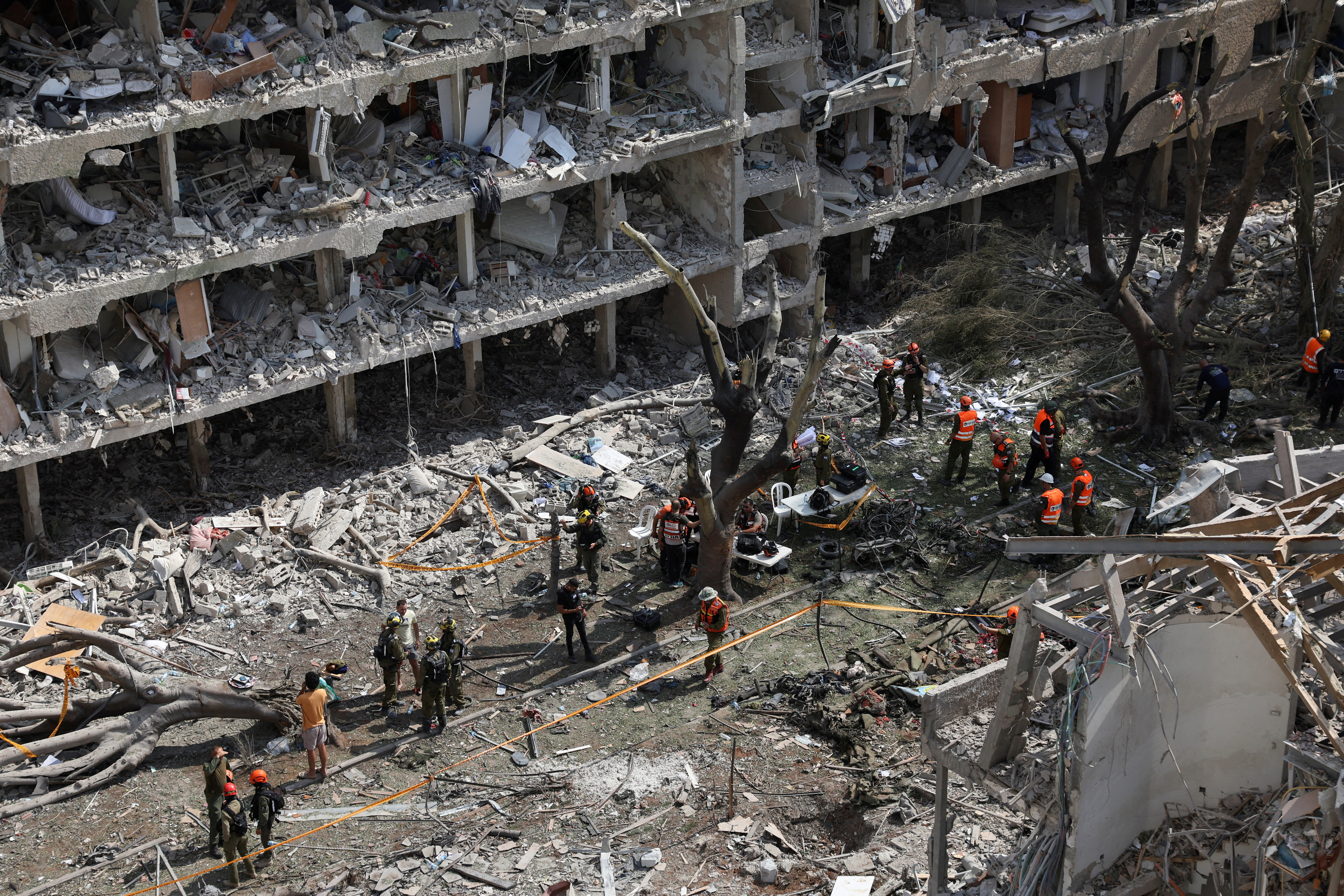 FILE PHOTO: Aftermath of Iran's missile strike on Israel