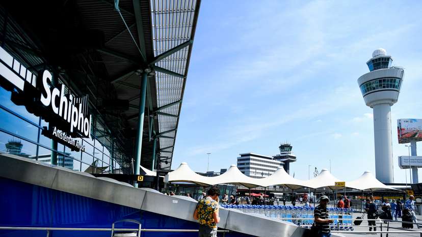 FILE PHOTO: A general view of Schiphol Airport in Amsterdam