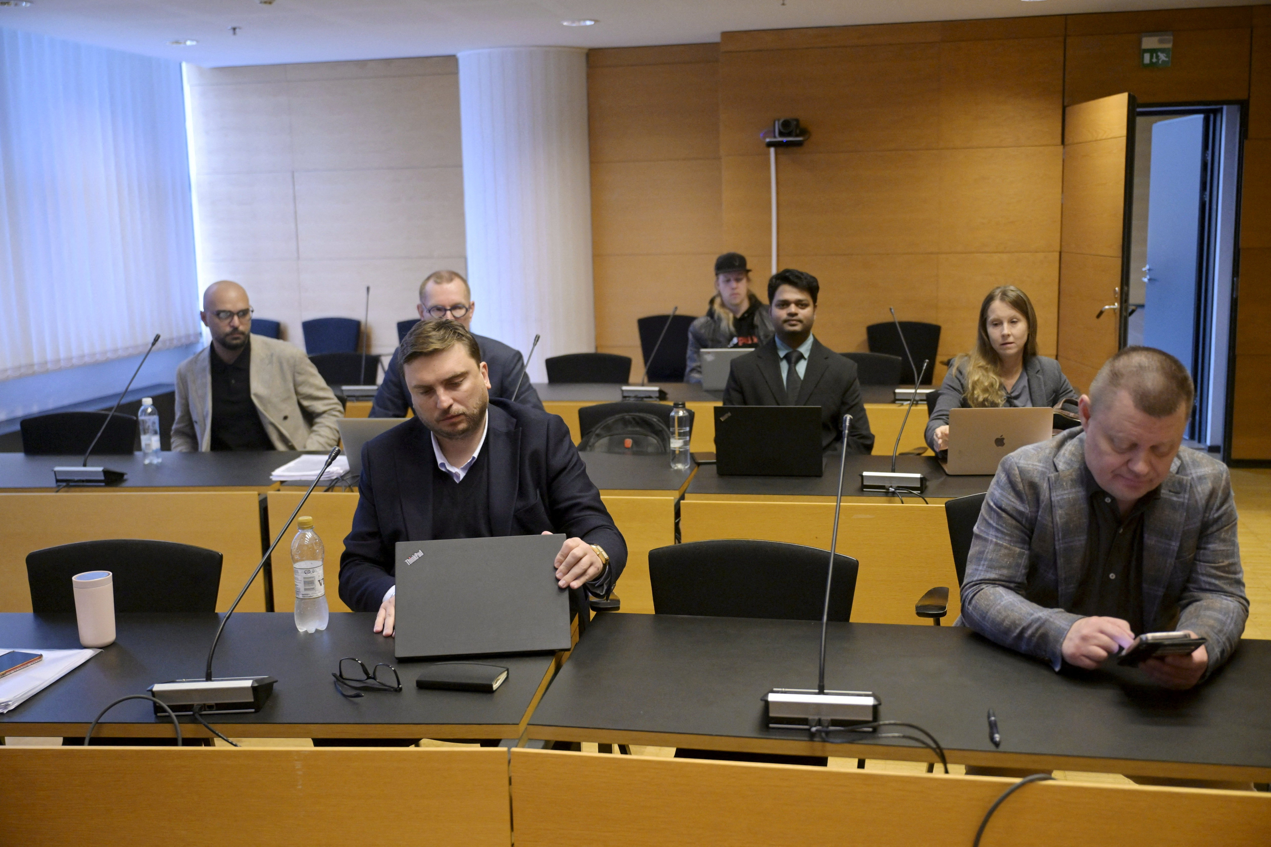 Helsinki district court hearing on Eagle S oil tanker seizure