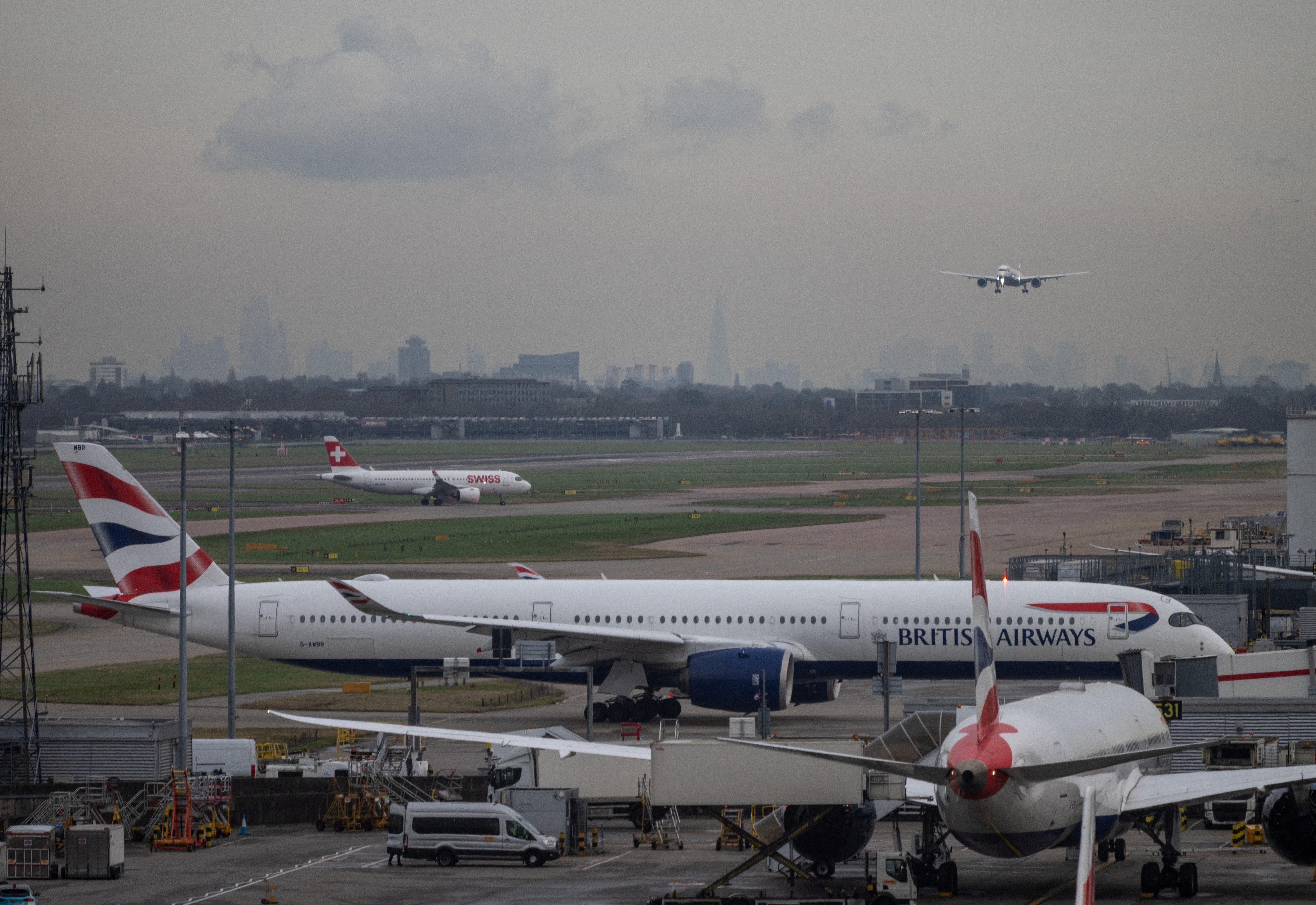 FILE PHOTO: British government backs third runway at Heathrow Airport