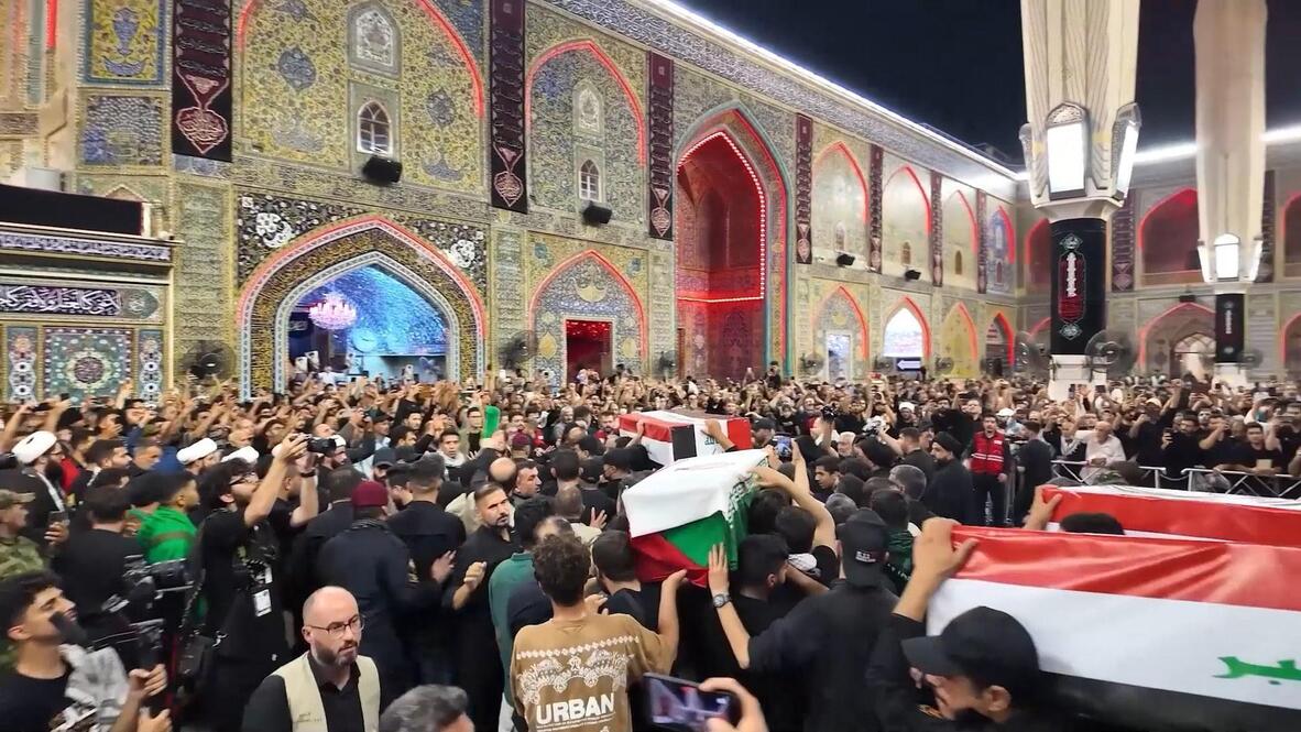 Najaf Mourns PMF Fighters Killed In Airstrikes