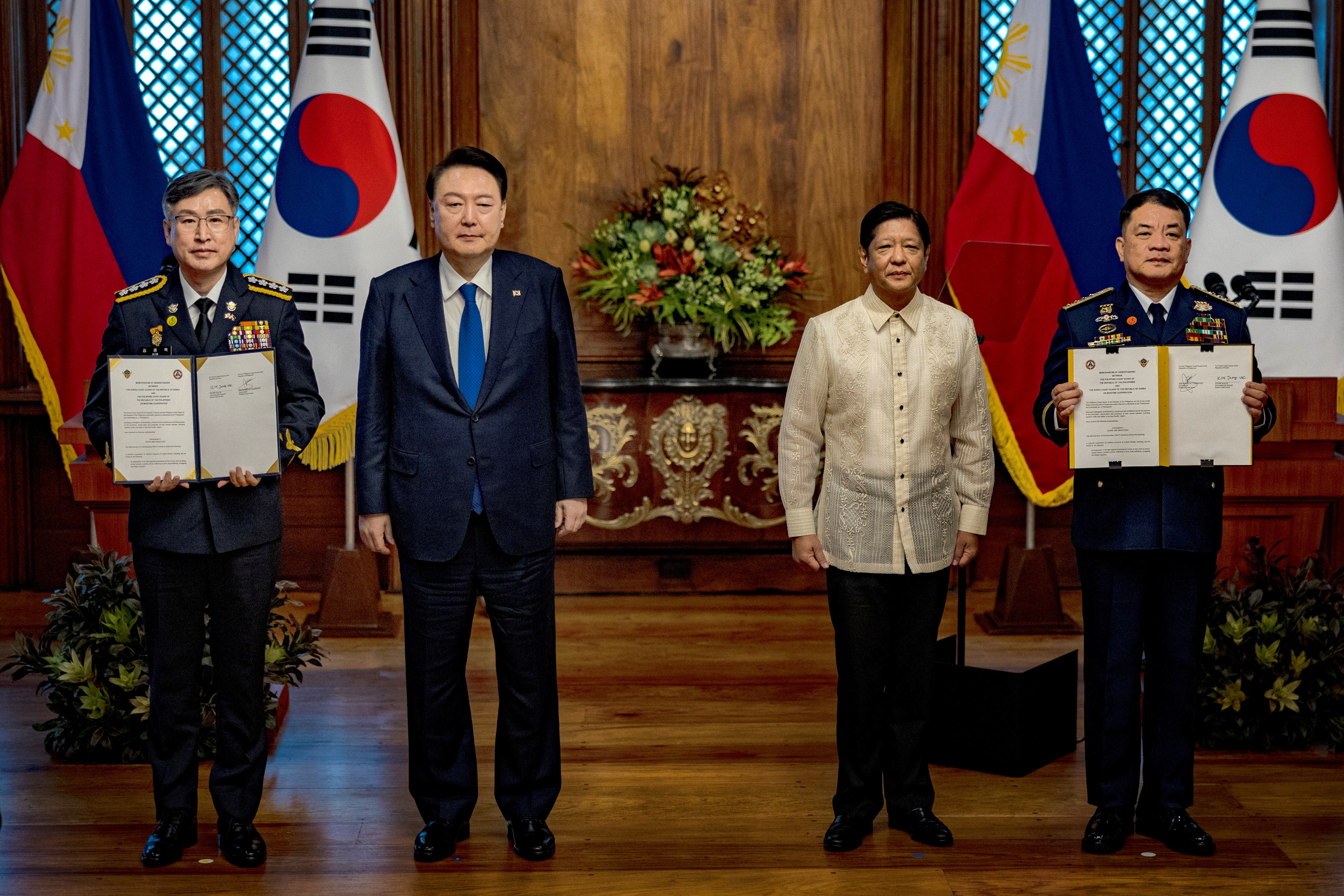 South Korea's President Yoon Meets Philippines President Marcos  Jr. in Manila