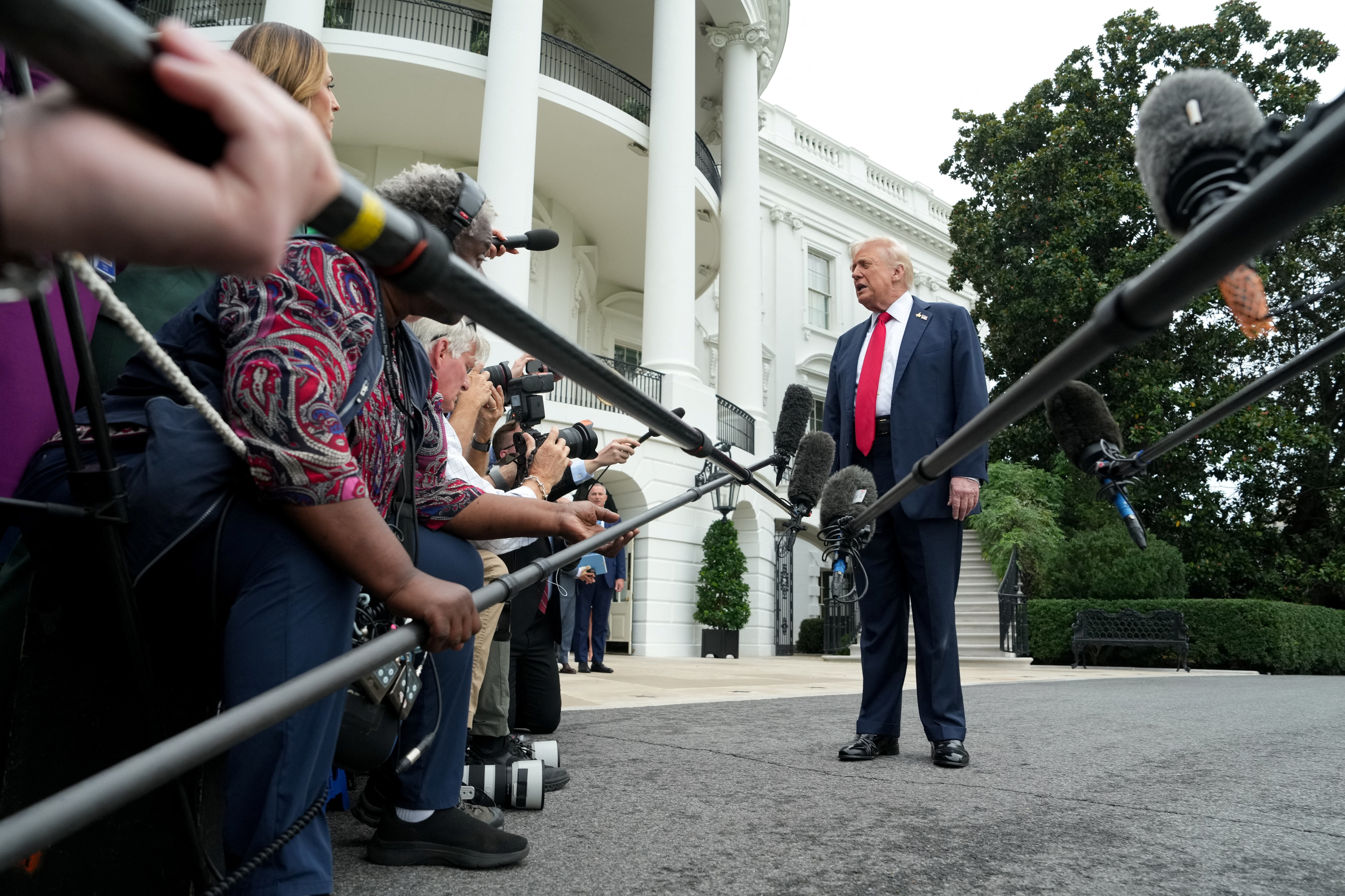 U.S. President Trump at the White House