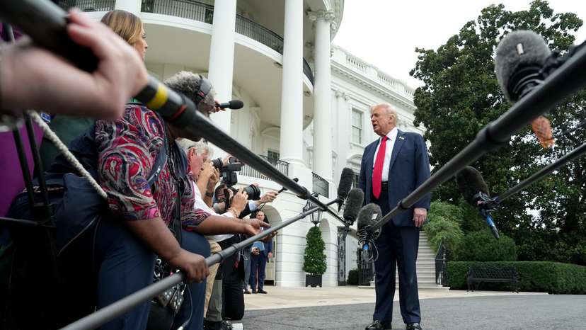 U.S. President Trump at the White House