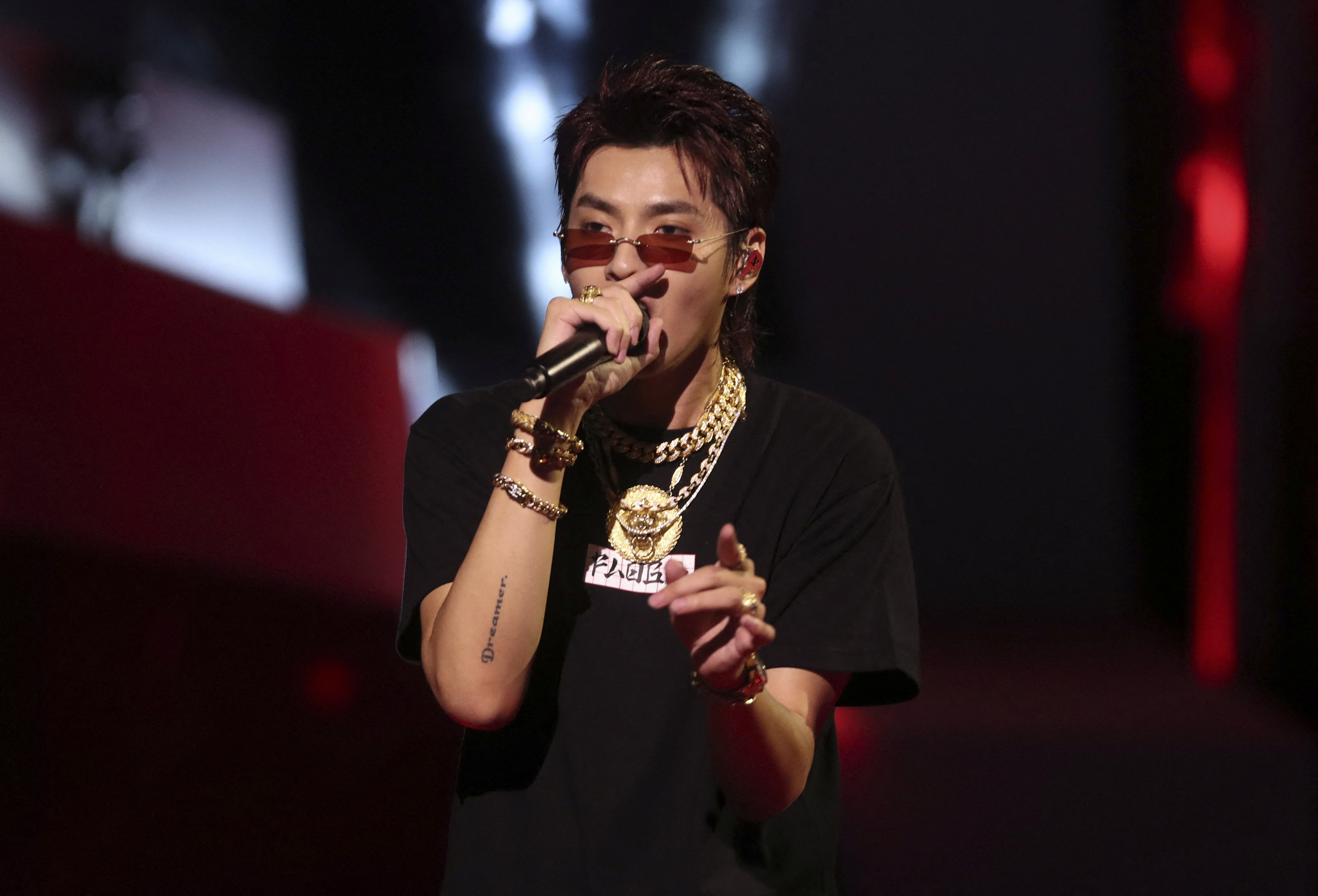 FILE PHOTO: Kris Wu performs at the iHeartRadio MuchMusic Video Awards (MMVA) in Toronto
